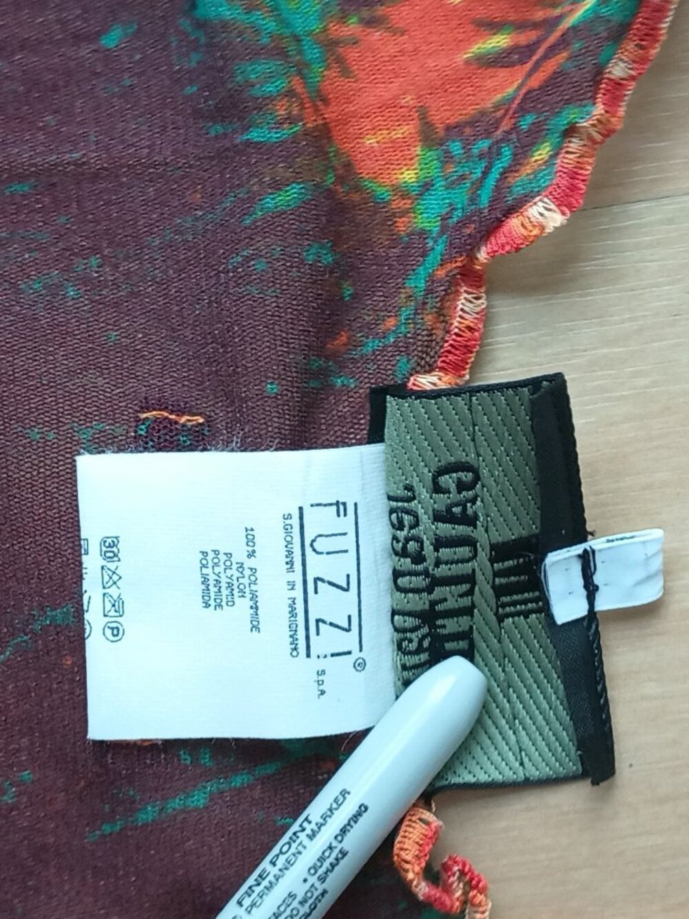 Vintage Jean Paul Gaultier-Gauguin Printed Mesh Dress-Iconic; Unworn Condition - Picture 12 of 13